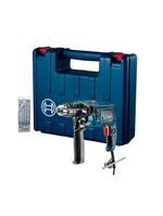 Furadeira Impacto 1/2POL 750W GSB13RE com Maleta + Kit com 5 Brocas