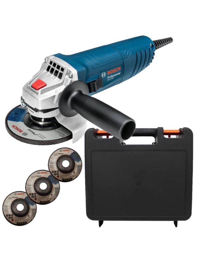 Esmerilhadeira Angular 41/2 POL 850W GWS 850 c/ Maleta e 3 Discos BOSCH