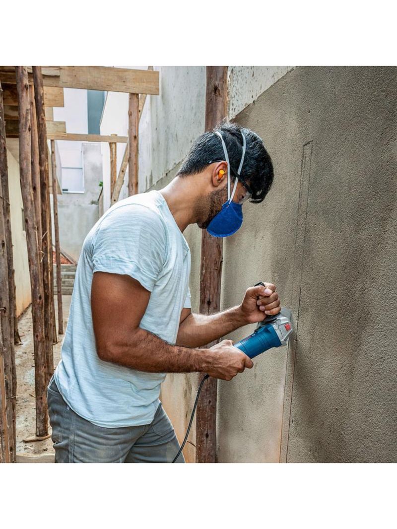 Esmerilhadeira Angular 41/2 POL 850W GWS 850 c/ Maleta e 3 Discos BOSCH