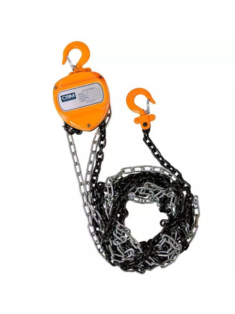 Talha Manual de Corrente 3 TON Elevação 3 Metros TC 3000 CSM