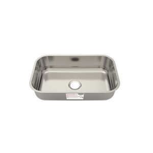 Cuba de Embutir Tramontina 56 x 34 x 14 cm Basic 56 BL Standard em Aço Inox Sem Válvula