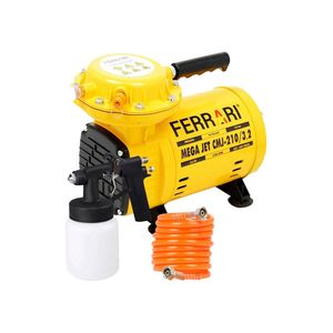 Compressor Ar Direto 1/2 HP c/ Kit MEGA JET CMJ-210/3,2 BIVOLT FERRARI