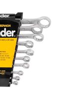 Chave Combinada Jogo de 6 a 22 MM c/ 10 Peças Cromo Vanadium VONDER