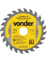 Serra Circular de Widea 43/8 POL 110MM x 20MM 24 Dentes VONDER
