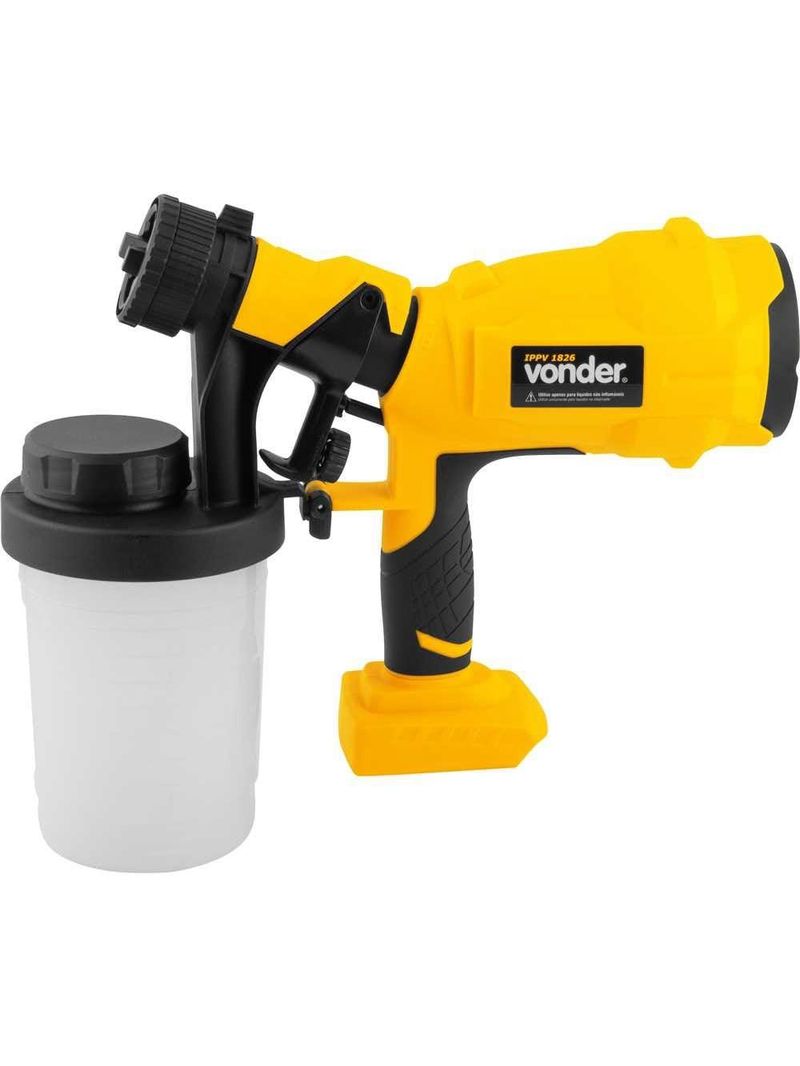 Pistola de Pintura à Bateria 18v sem Bateria e Carregador VONDER