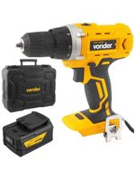Parafusadeira 3/8 POL + Bateria 18v + Carregador de Bateria 18v VONDER-Bivolt