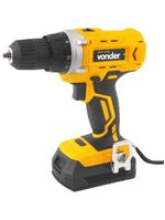 Parafusadeira 3/8 POL + Bateria 18v + Carregador de Bateria 18v VONDER-Bivolt