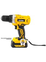 Parafusadeira 3/8 POL + Bateria 18v + Carregador de Bateria 18v VONDER-Bivolt