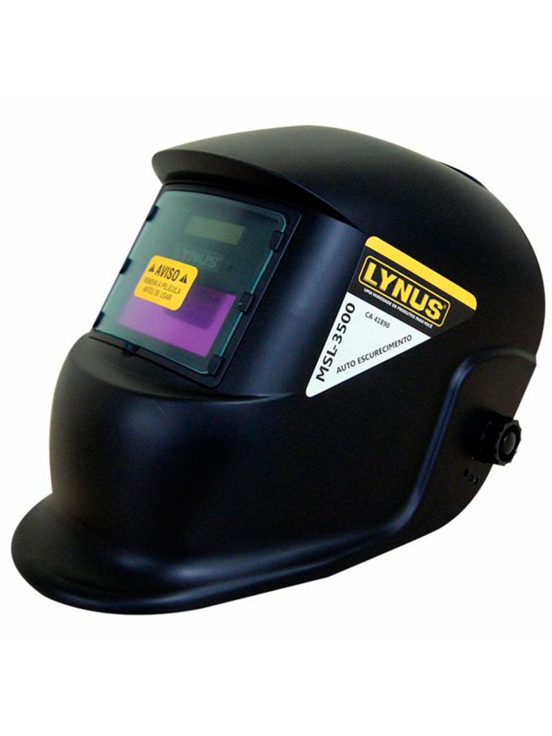 Máscara para Solda de Escurecimento Automático de 3 à 11 DIN  Fixa LYNUS