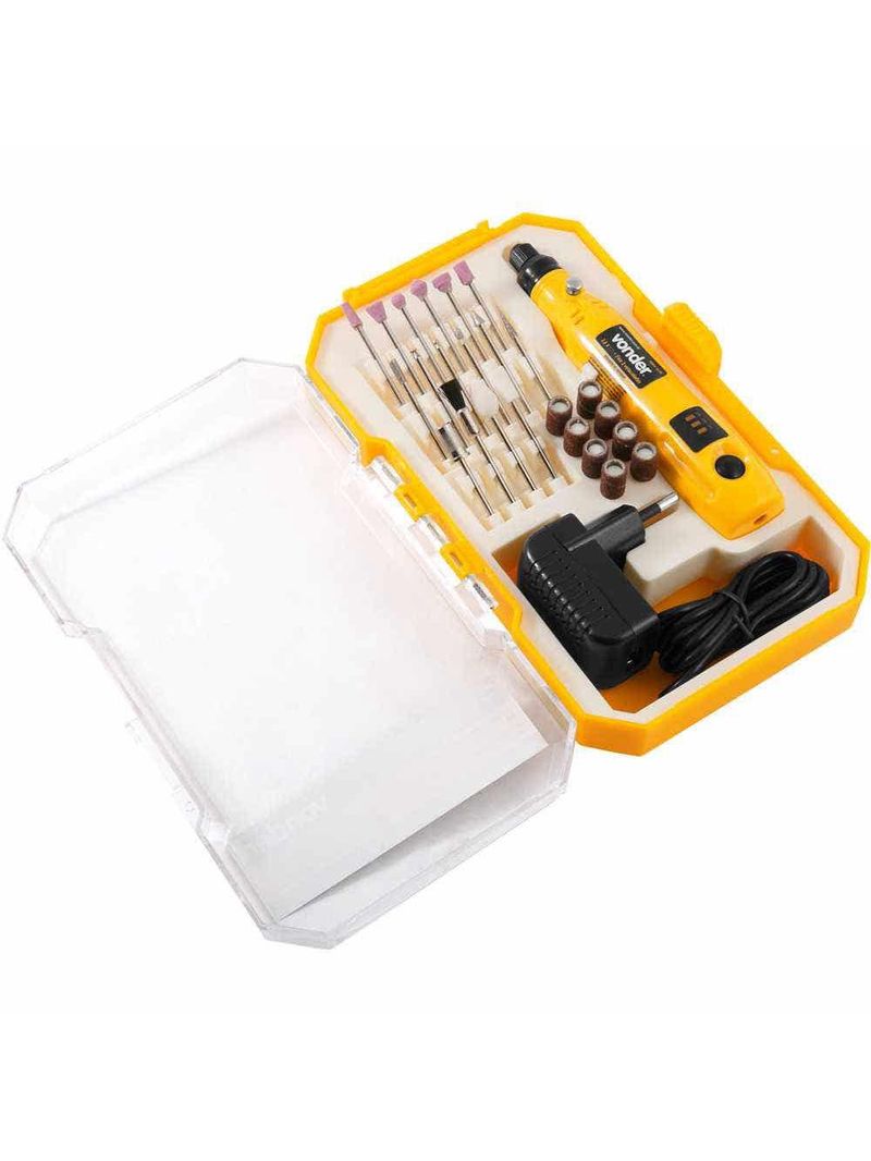Microrretífica a Bateria Bivolt com 24 Acessórios VONDER-Bivolt