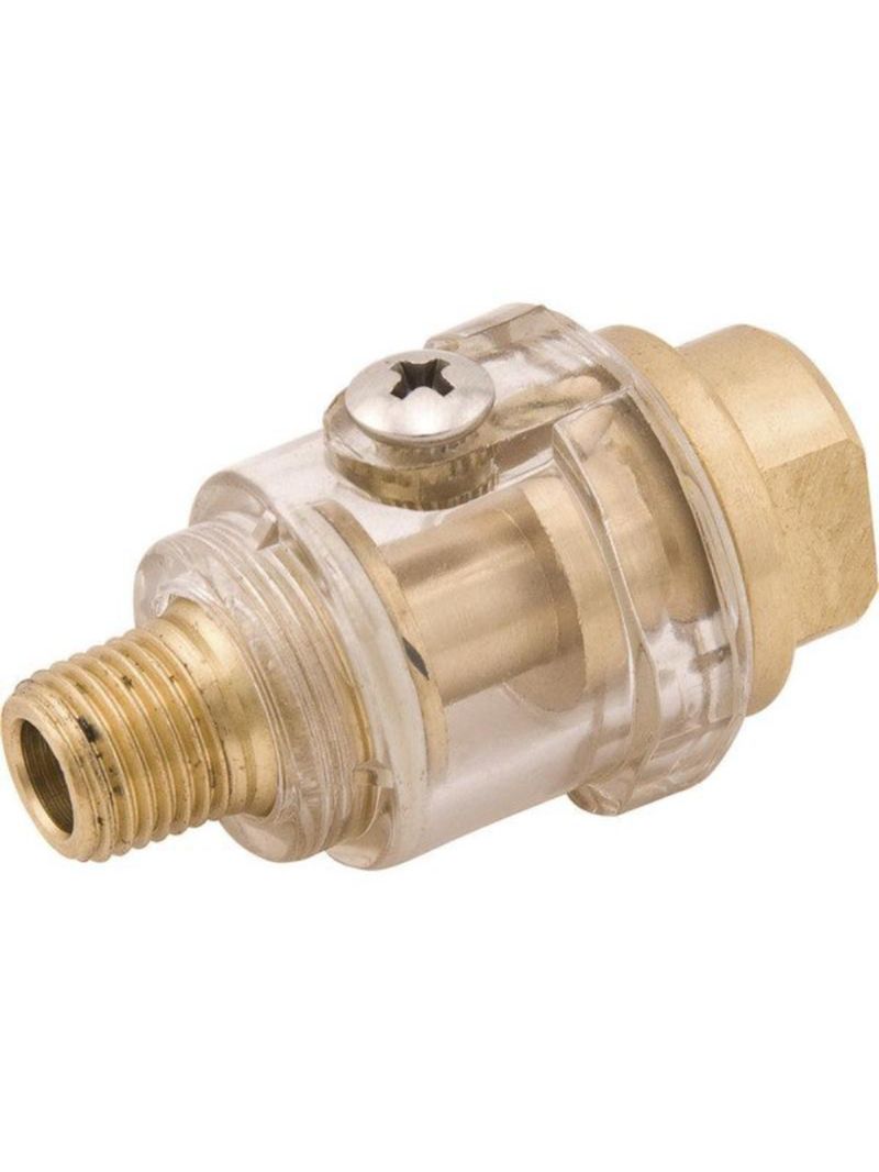 Mini Lubrificador 1/4 POL 90 PSI para Ferramentas Pneumáticas VONDER