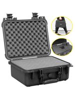 Maleta Plástica Para Ferramentas Anti Impacto Preta MAI345 VONDER