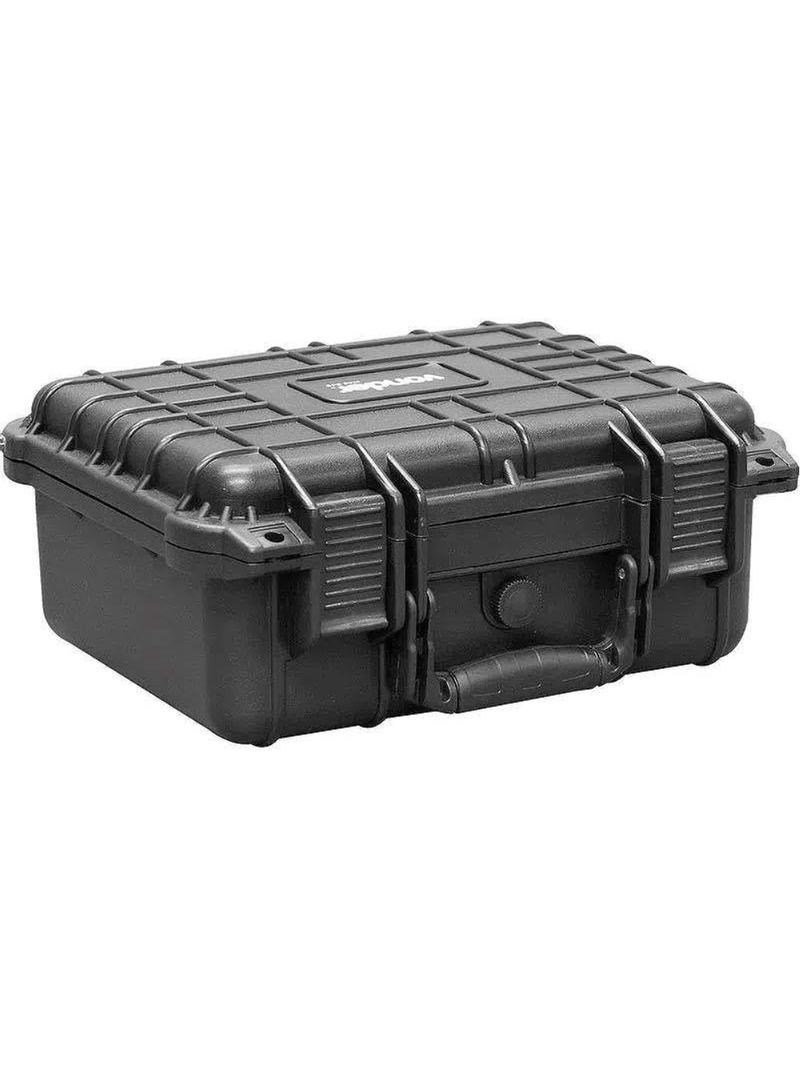 Maleta Plástica Para Ferramentas Anti Impacto Preta MAI345 VONDER