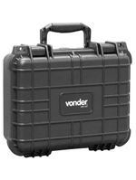 Maleta Plástica Para Ferramentas Anti Impacto Preta MAI345 VONDER