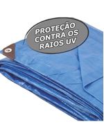 Lona Carreteiro Reforçada Azul 3m x 3m VONDER