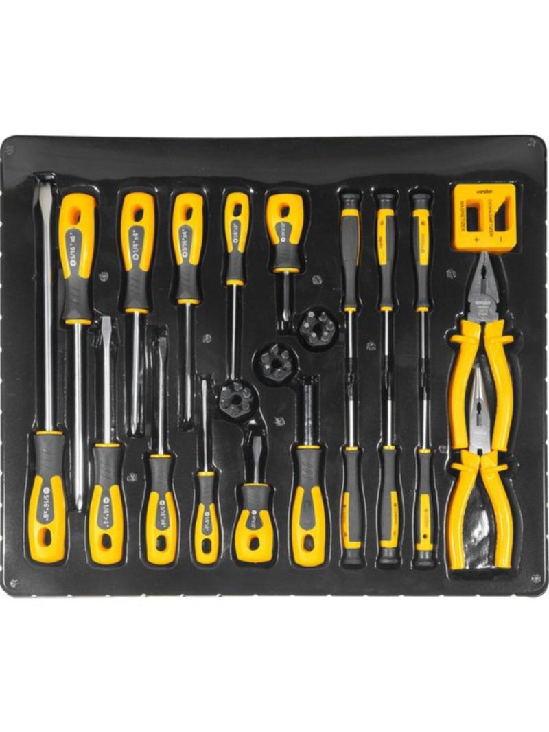 Jogo de ferramentas com 38 peças VONDER