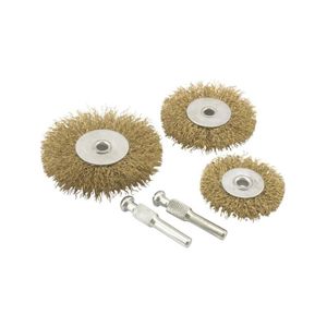 Jogo de Escova de Aço Circular com 5 Unidades VONDER