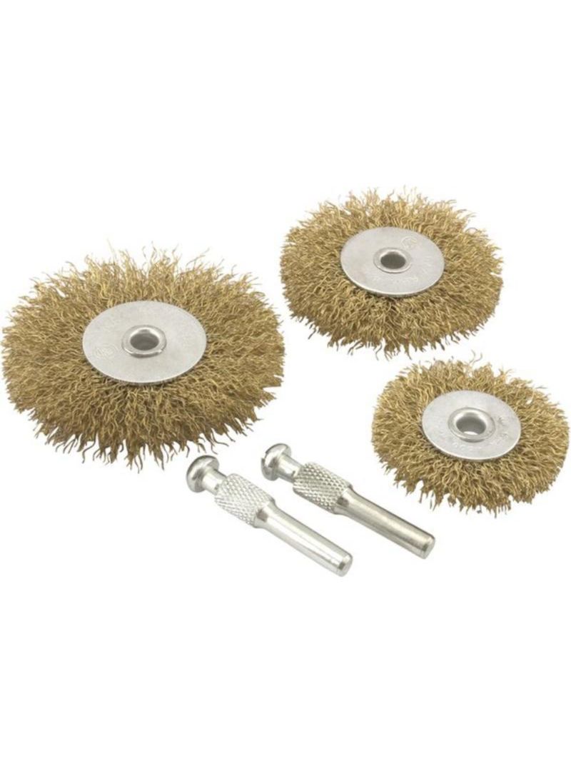 Jogo de Escova de Aço Circular com 5 Unidades VONDER