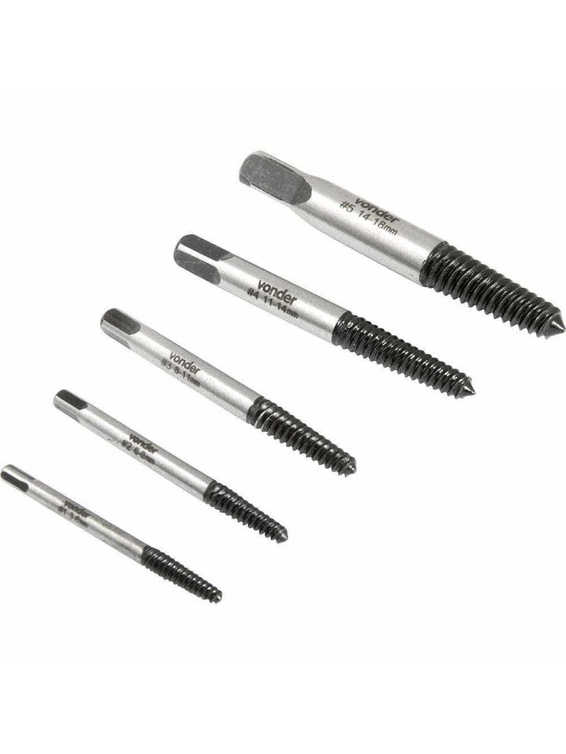 Jogo de Saca Parafuso Kit com 5 Peças VONDER