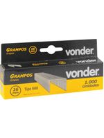 Grampo para Grampeador Pinador 16MM GPE 916 com 1000 Peças VONDER