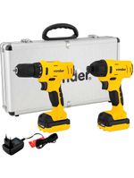 Kit Parafusadeira/Furadeira Impacto 12V Bivolt VONDER-Bivolt