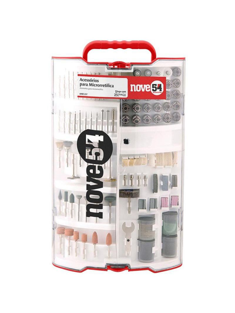 Kit para Microrretífica DREMEL com 257 Peças AMR257 NOVE54