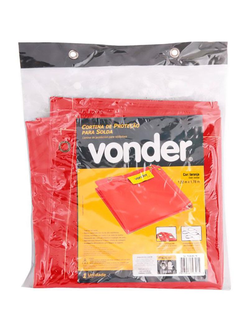 Cortina de Proteção para Solda 1,22 x 1,78 Metros VONDER