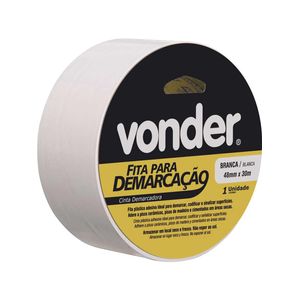 Fita para Demarcação de Solo BRANCA 48MM x 30 Metros VONDER