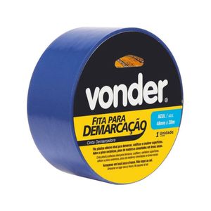 Fita para Demarcação de Solo AZUL 48 MM x 30 Metros VONDER