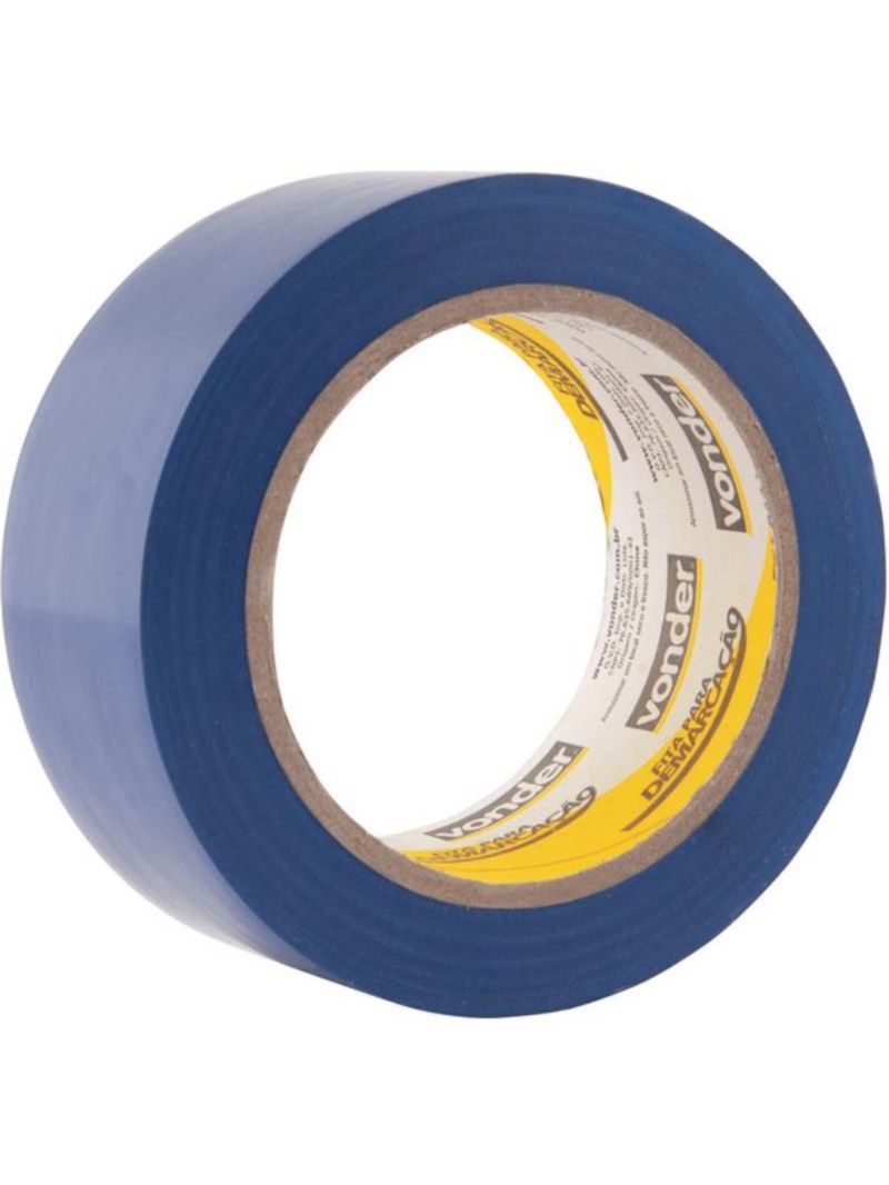 Fita para Demarcação de Solo AZUL 48 MM x 30 Metros VONDER