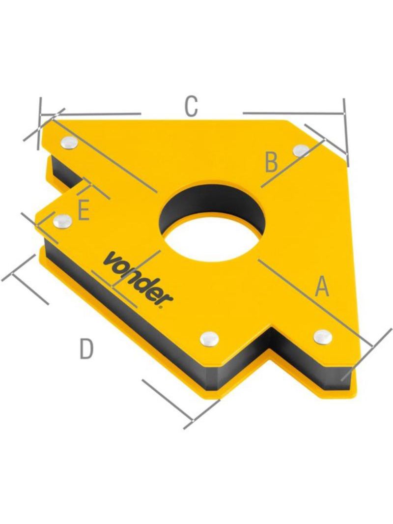 Esquadro Magnético para Soldador 30 KG VONDER