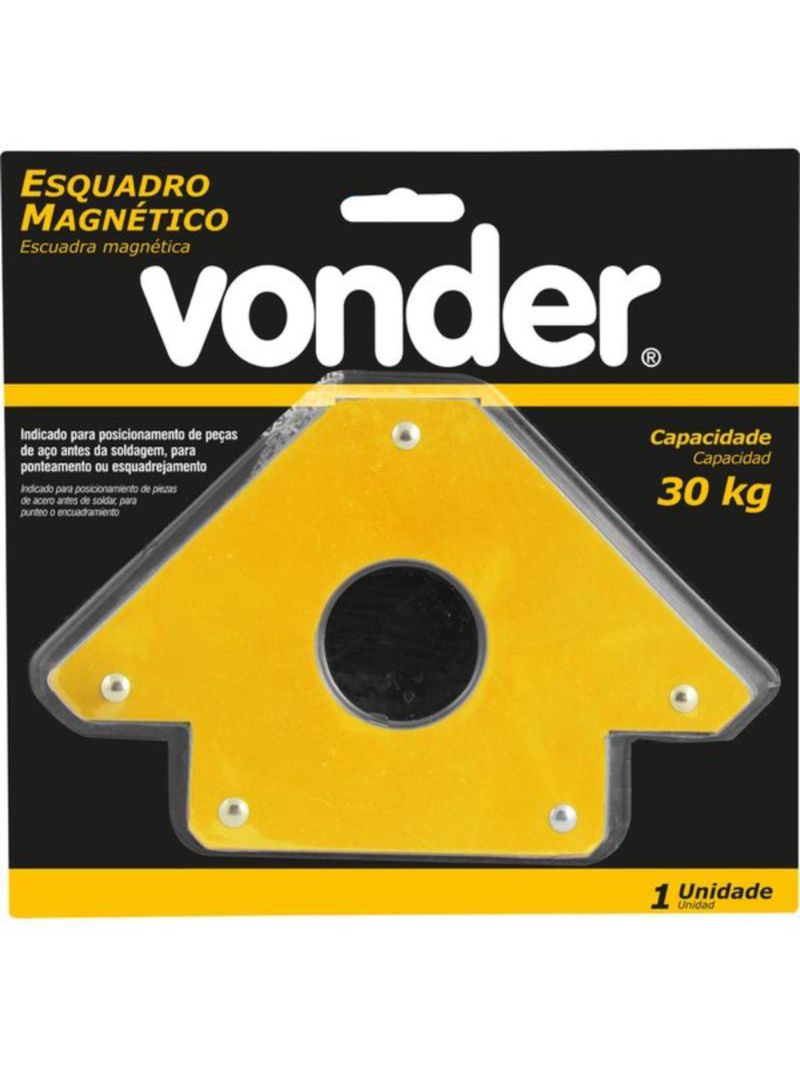 Esquadro Magnético para Soldador 30 KG VONDER