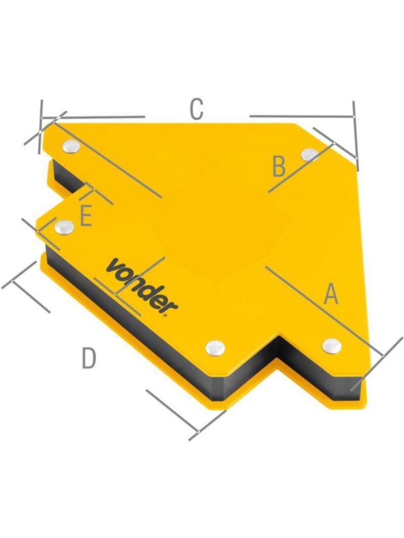 Esquadro Magnético para Soldador 10 KG VONDER
