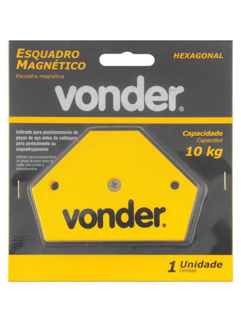 Esquadro Magnético Hexagonal para Soldador 10 KG VONDER