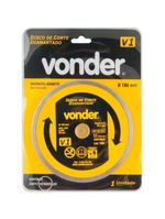 Disco de Corte Diamantado 7 POL 180 MM Furo 22 MM V1 Liso Contínuo VONDER