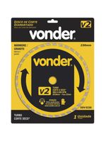 Disco Diamantado 43/8 Pol p/ Mármore e Granito V2 VONDER