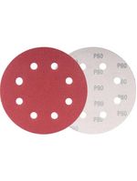 Disco de Lixa para Lixadeira de Teto LPV 750 Grão 80 Kit 10 Unidades VONDER