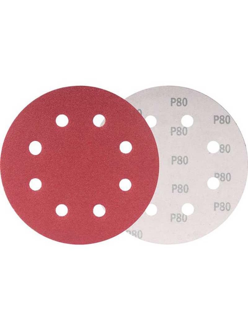 Disco de Lixa para Lixadeira de Teto LPV 750 Grão 80 Kit 10 Unidades VONDER