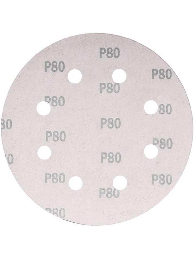 Disco de Lixa para Lixadeira de Teto LPV 750 Grão 80 Kit 10 Unidades VONDER