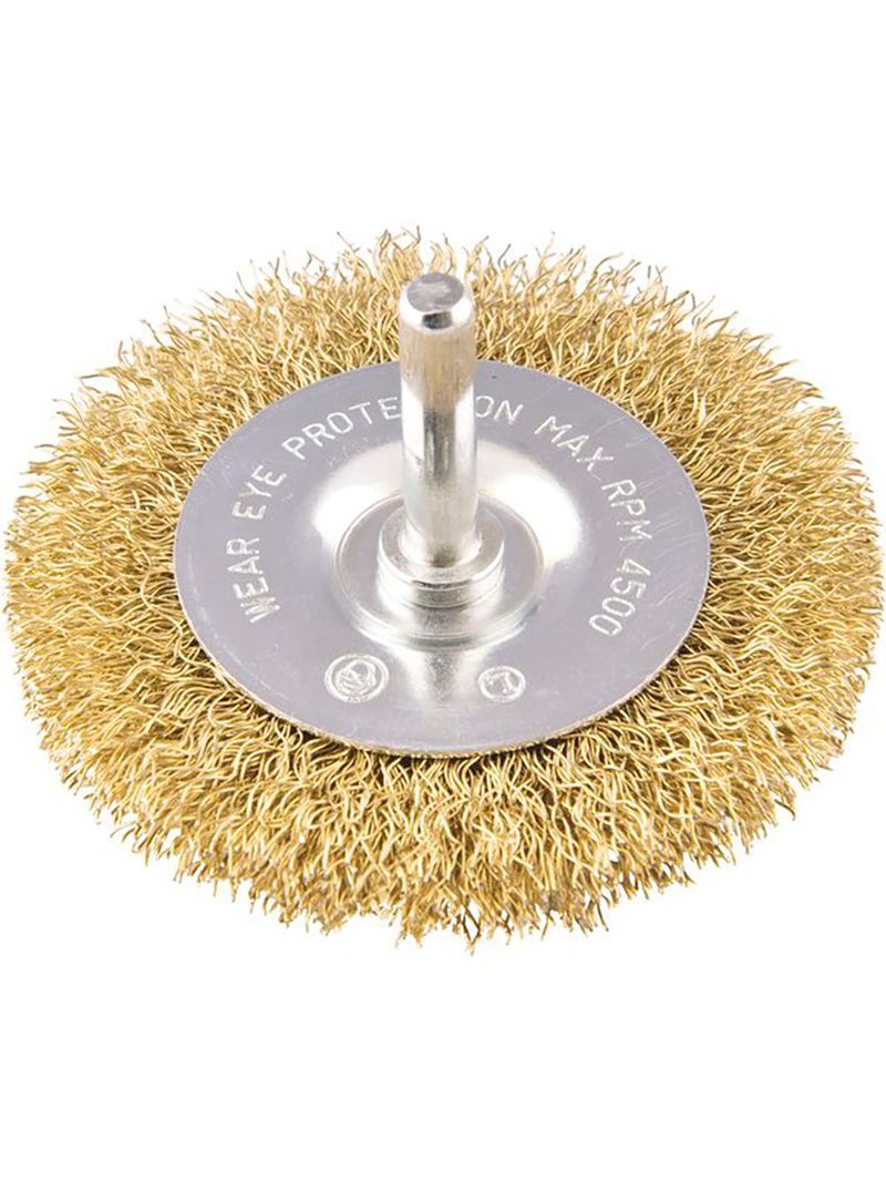 Escova de Aço Circular 3 POL com Haste 1/4" VONDER