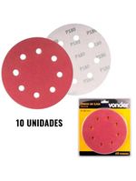 Disco de Lixa para Lixadeira de Teto LPV 750 com 10 Unidades Grão 180 VONDER
