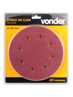 Disco de Lixa para Lixadeira de Teto LPV 750 com 10 Unidades Grão 240 VONDER