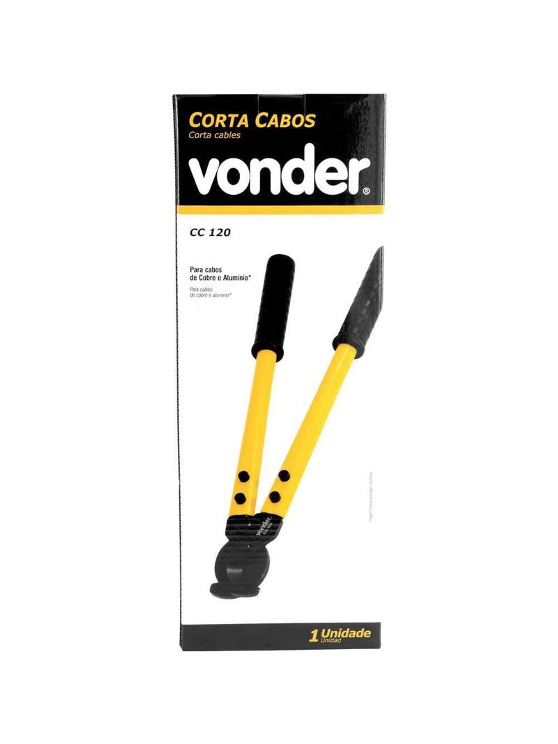 Cortador Cabos de Cobre e Alumínio CC-120 VONDER