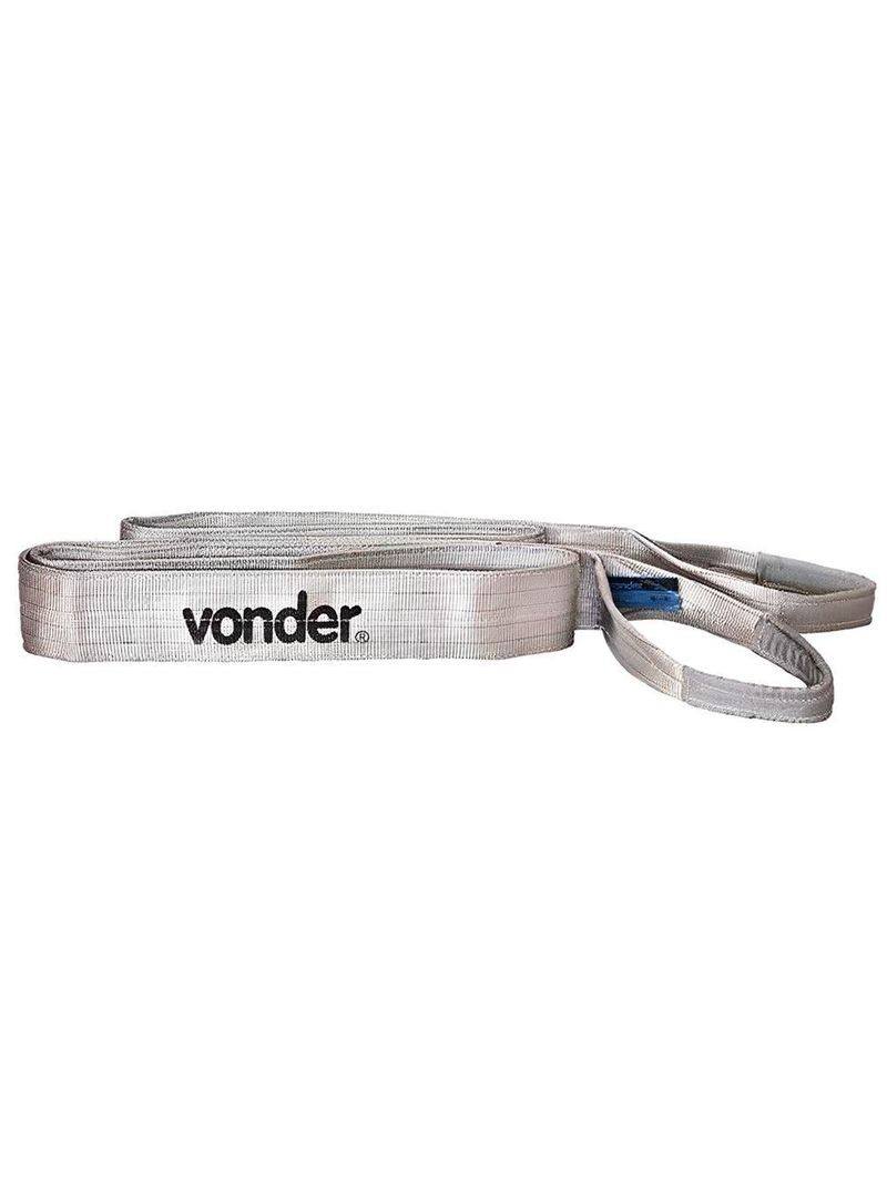 Cinta Elevação de Carga 7:1 com 6 m para 4 ton Cinza VONDER