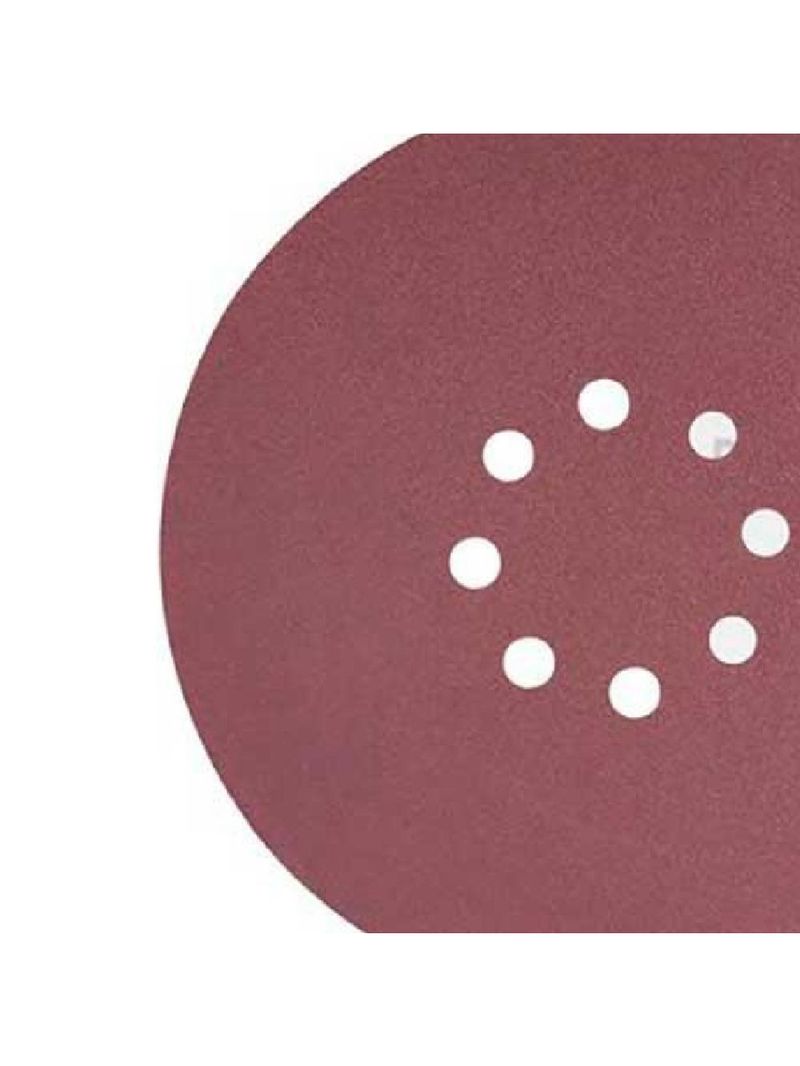 Disco de Lixa para Lixadeira de Teto LPV 600 e LPV 1000 Grão 80 Kit 10 Unidades VONDER