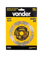 Disco de Corte Diamantado 121 MM Segmentado V3 para Cortador CPV 3150 VONDER