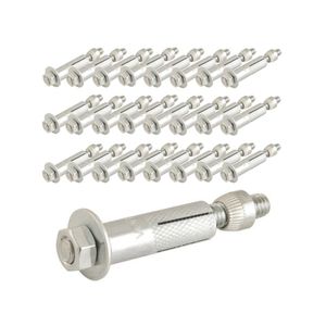 Chumbador com Prisioneiro 3/8 POL x 80 MM com 25 Peças VONDER