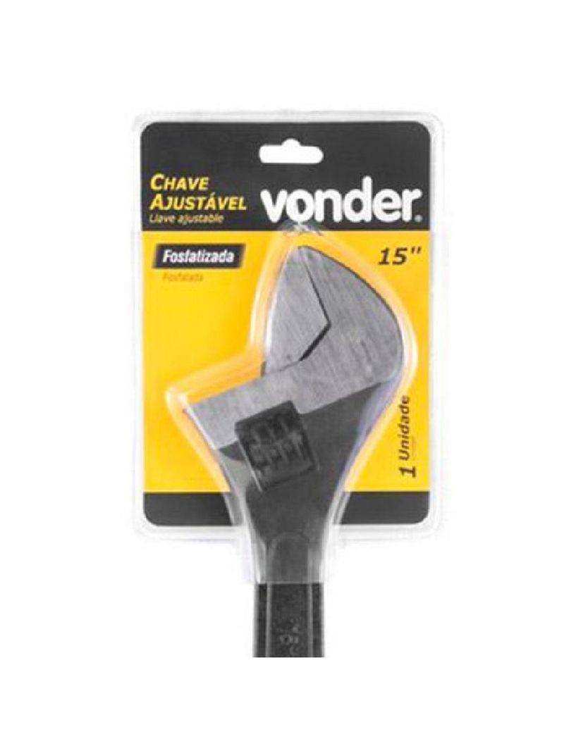 Chave Inglesa Ajustável 15 POL Fosfatizada VONDER