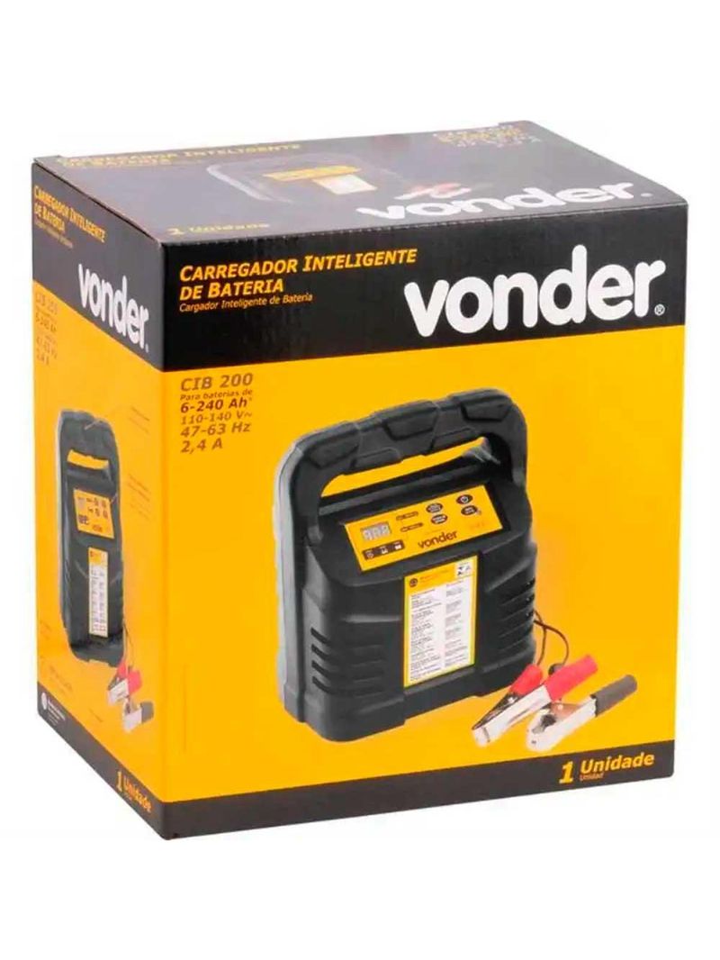 Carregador de Baterias 200A Inteligente CIB 200 VONDER