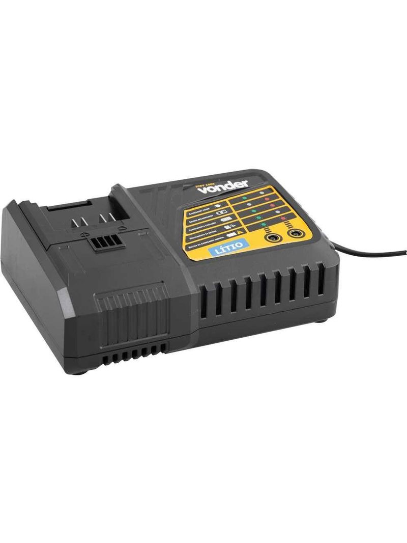 Carregador de Bateria 18V Rápido Bivolt 6004180600 VONDER-Bivolt